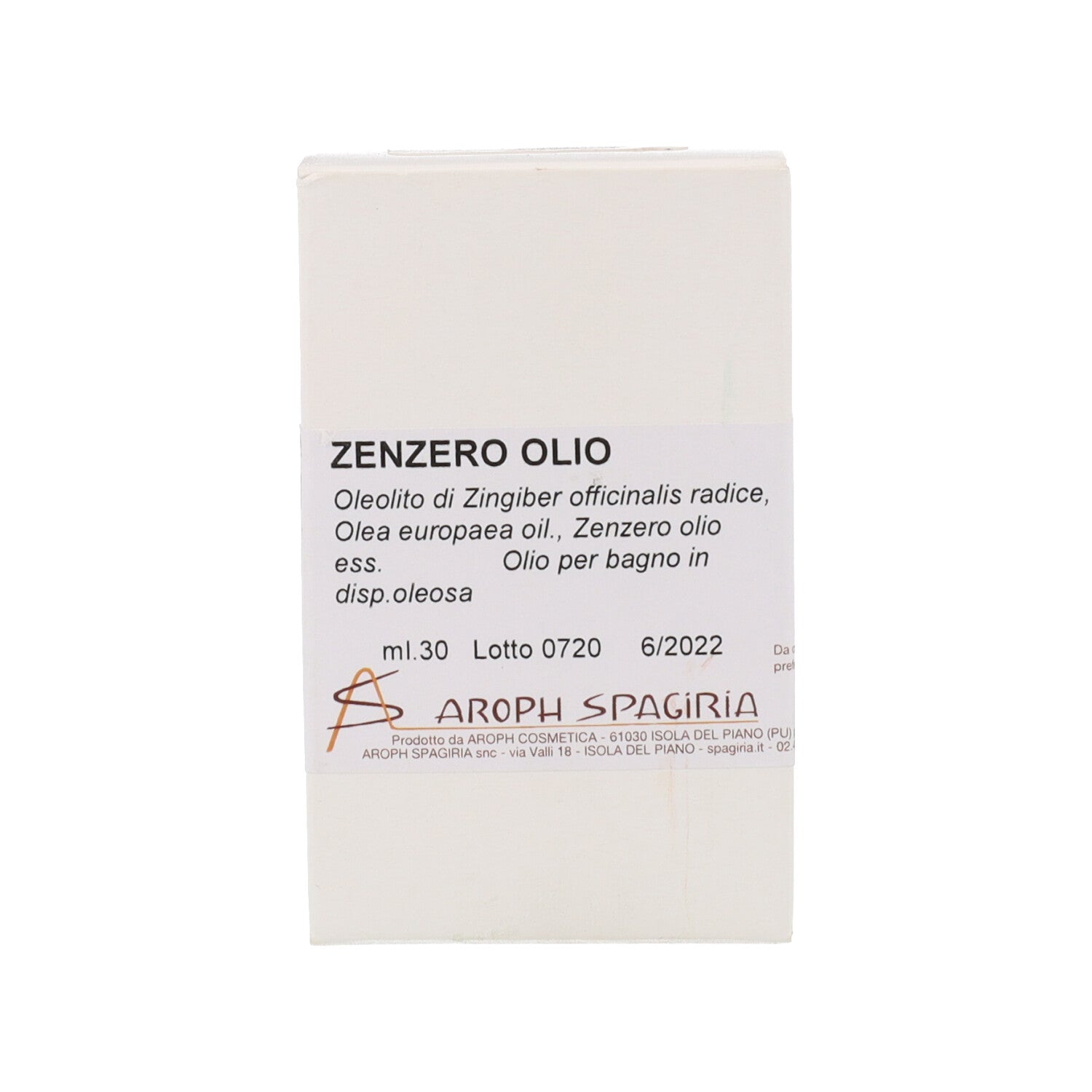 ZENZERO OLIO BAGNO - 30ML