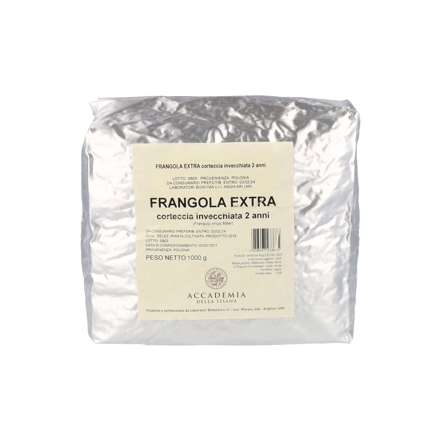 FRANGOLA BIOLOGICA CORTECCIA TT 1KG