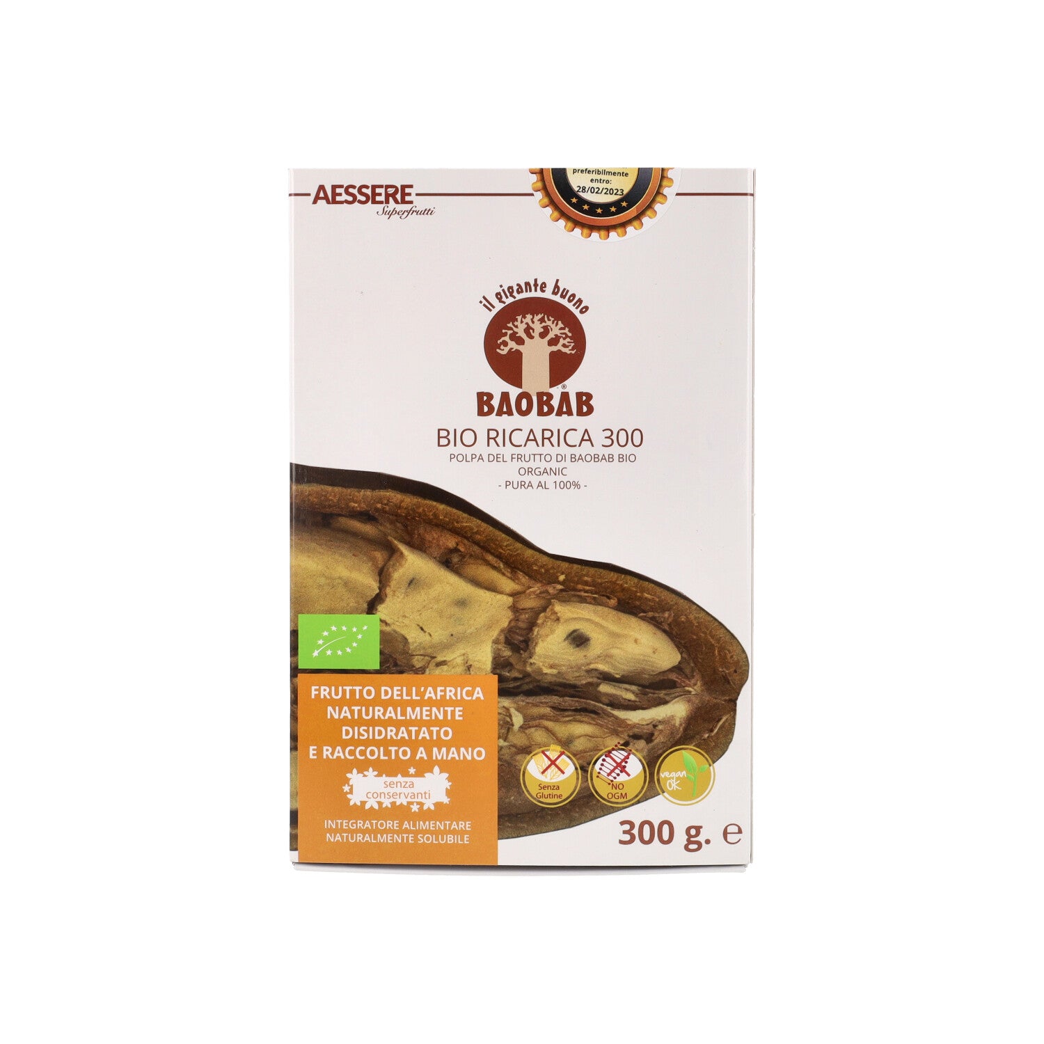 AESSERE BAOBAB RICARICA BIO 300G