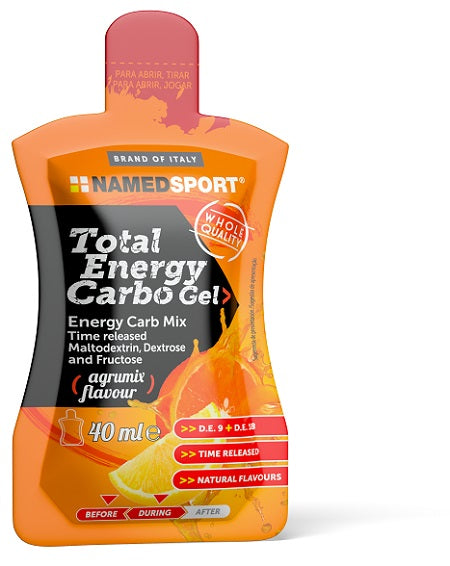 TOTAL ENERGY CARBO GEL GUSTO AGRUMI - 40ML