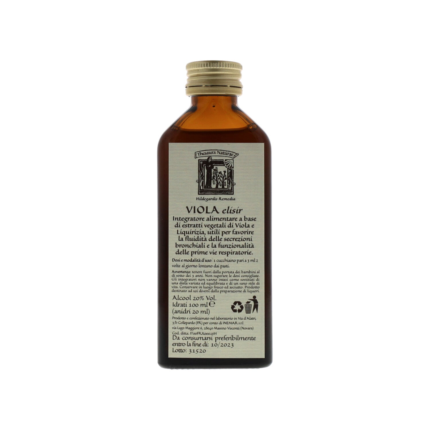 VIOLA ELISIR THESAURA NATURAE  - 100 ML