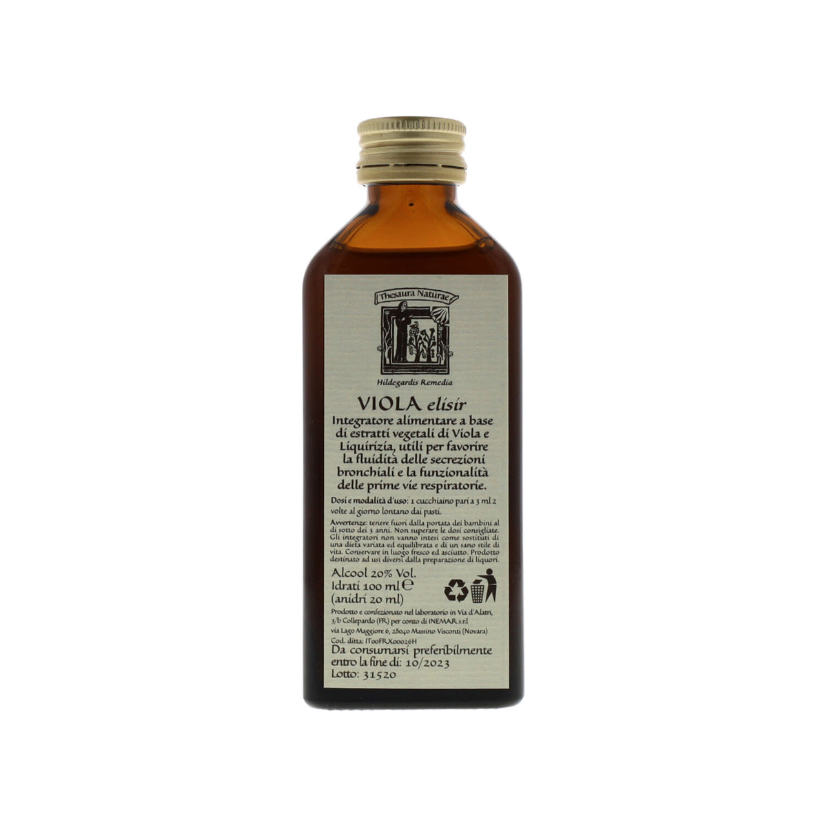 VIOLA ELISIR THESAURA NATURAE  - 100 ML