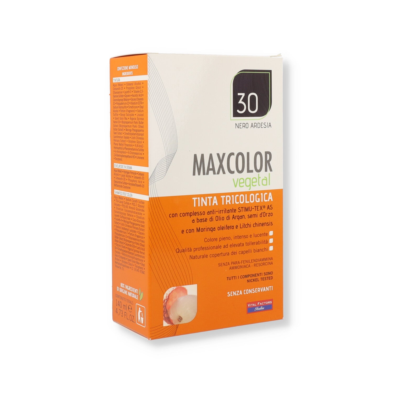 MAX COLOR VEGETAL 30 NERO ARDESIA 140ML