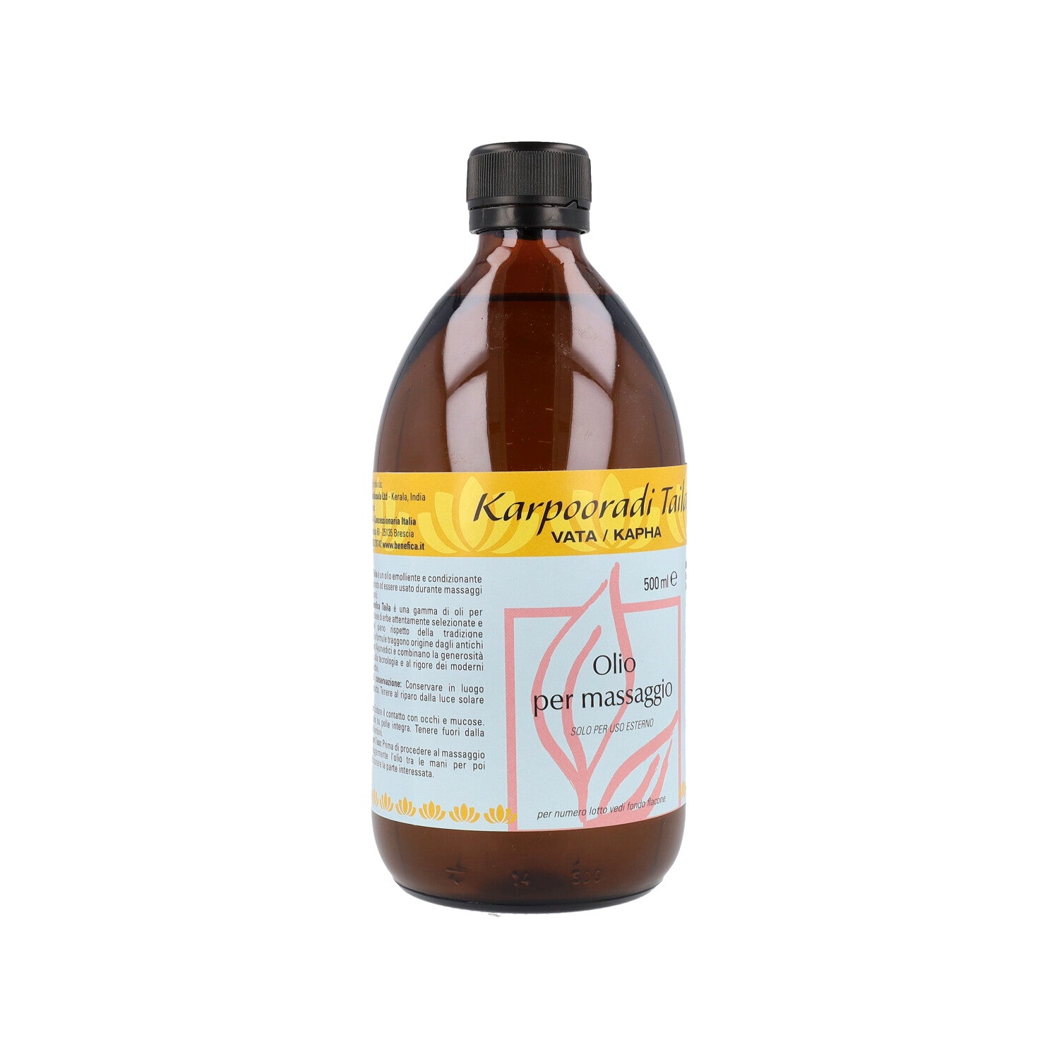 KARPOORADI TAILA SNA BENEFICA - 500ML