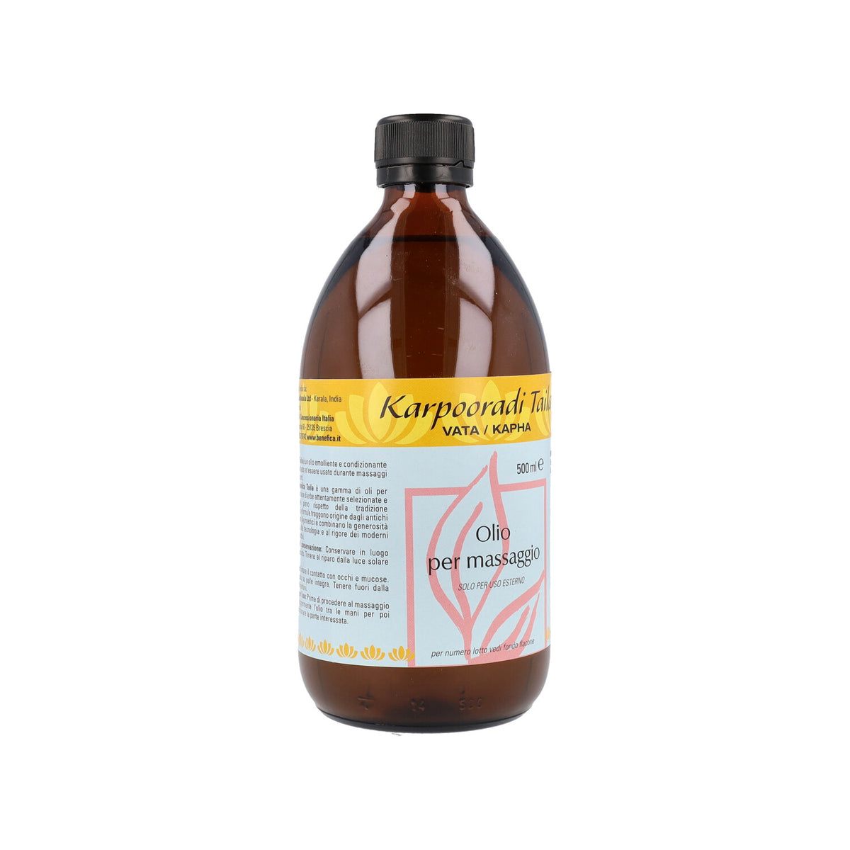 KARPOORADI TAILA SNA BENEFICA - 500ML