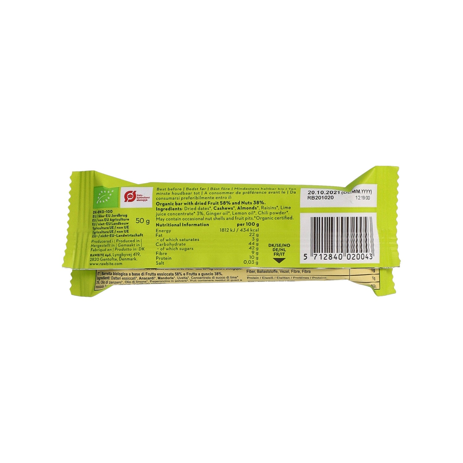 RAW-BITE SPEZIE E LIME - 50G