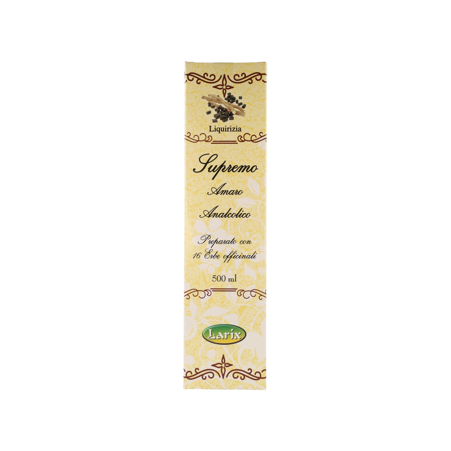 SUPREMO AMARO ANALCOLICO LQUIRIZIA - 500ML