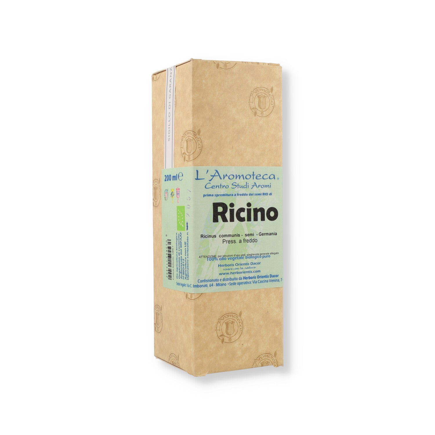 OLIO VEGETALE BIO RICINO 200ML
