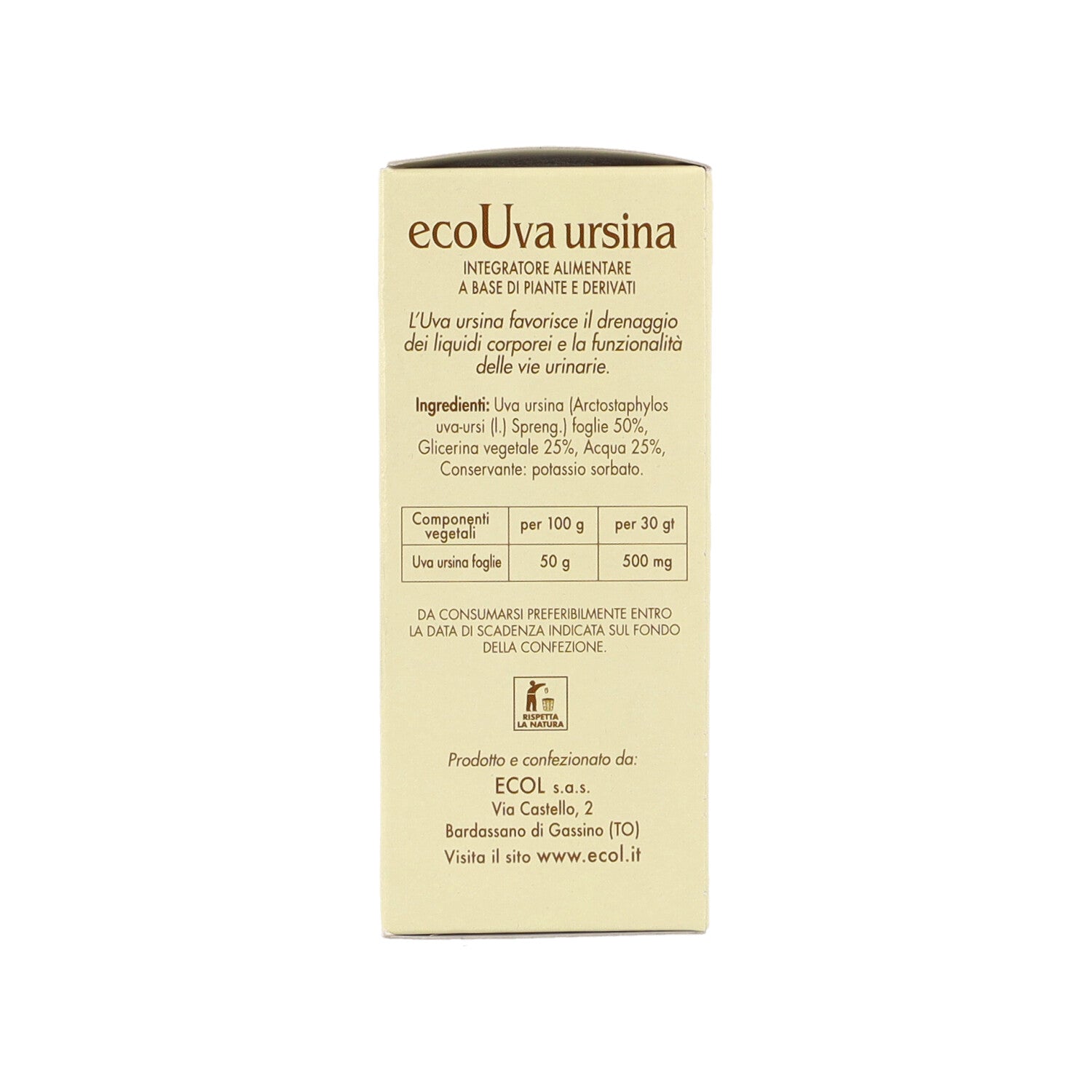 ECOUVA URSINA ES. ANALCO - 50ML