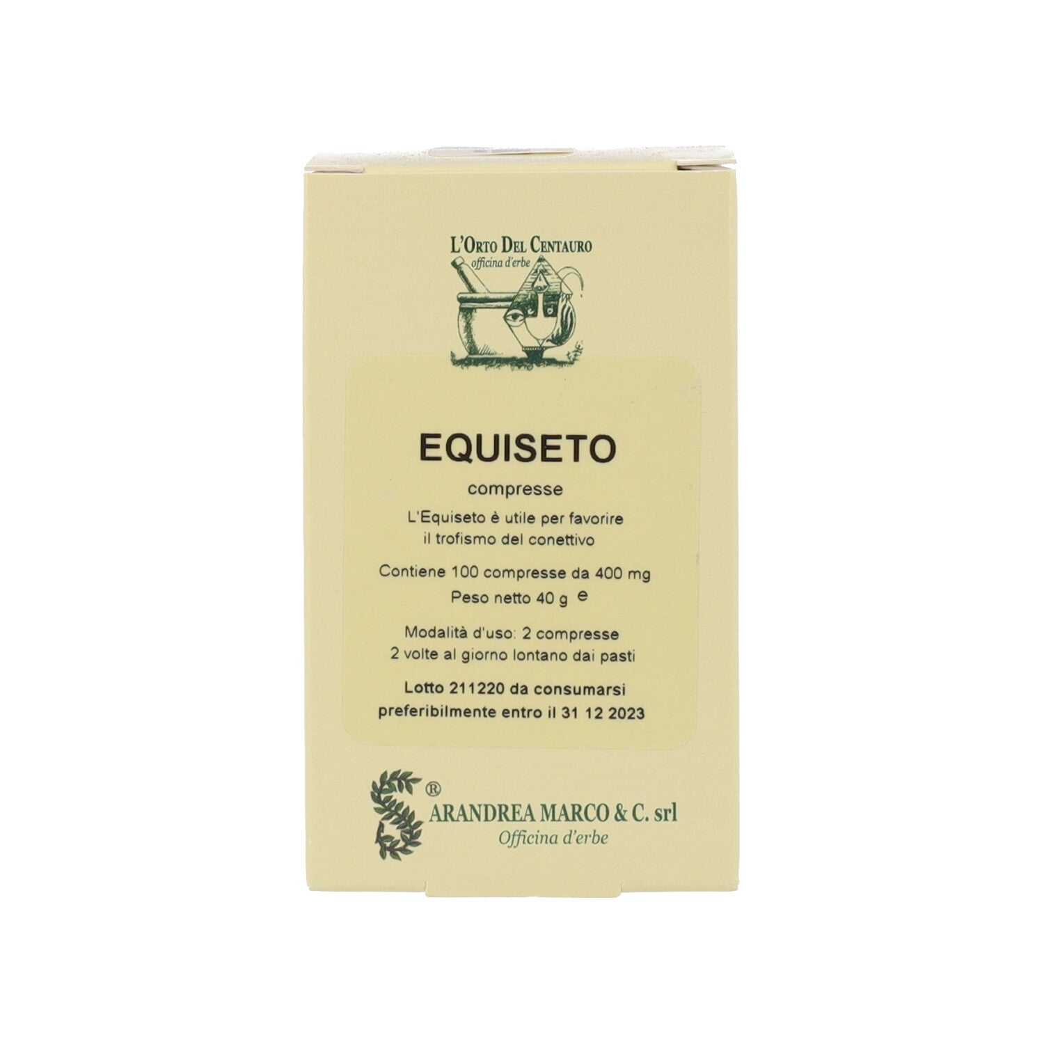 EQUISETO 400 MG - 100 CPR