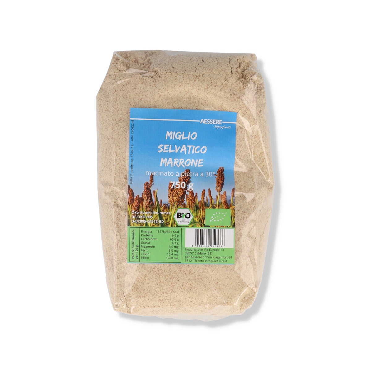 MIGLIO SELVATICO MARRONE BIO - 750G