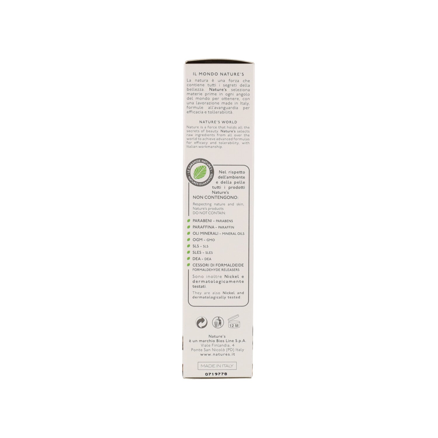 NATURE'S OLIODIDATTERO SPRAY RISTRUTTURANTE 125ML