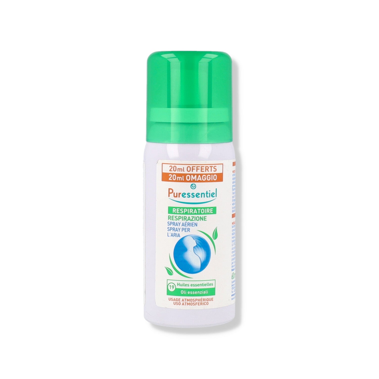 PURESSENTIEL SPRAY RESPIRAZIONE 19 OLI ESSENZIALI 60ML