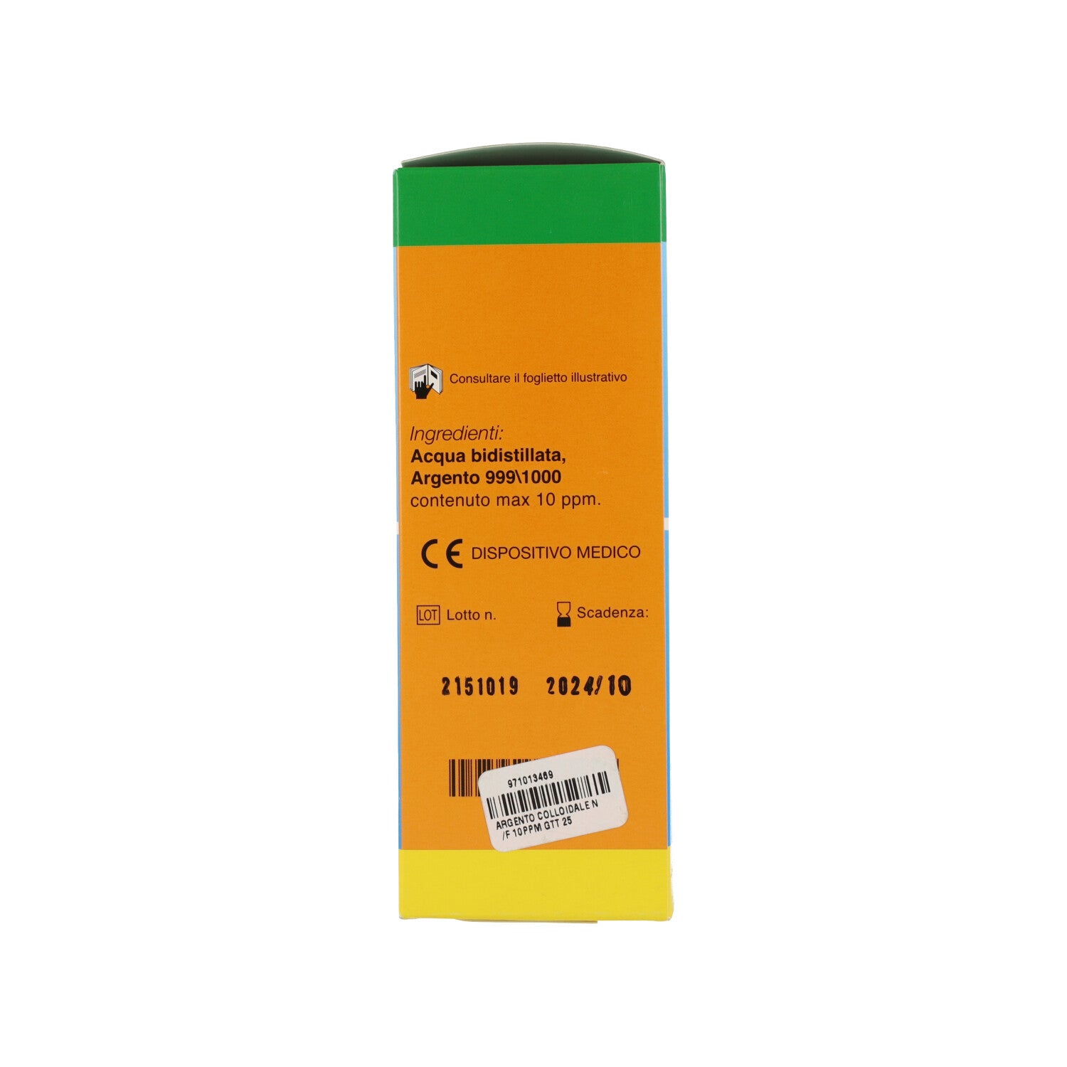 ARGENTO COLLOIDALE IONICO 10PPM - 250ML