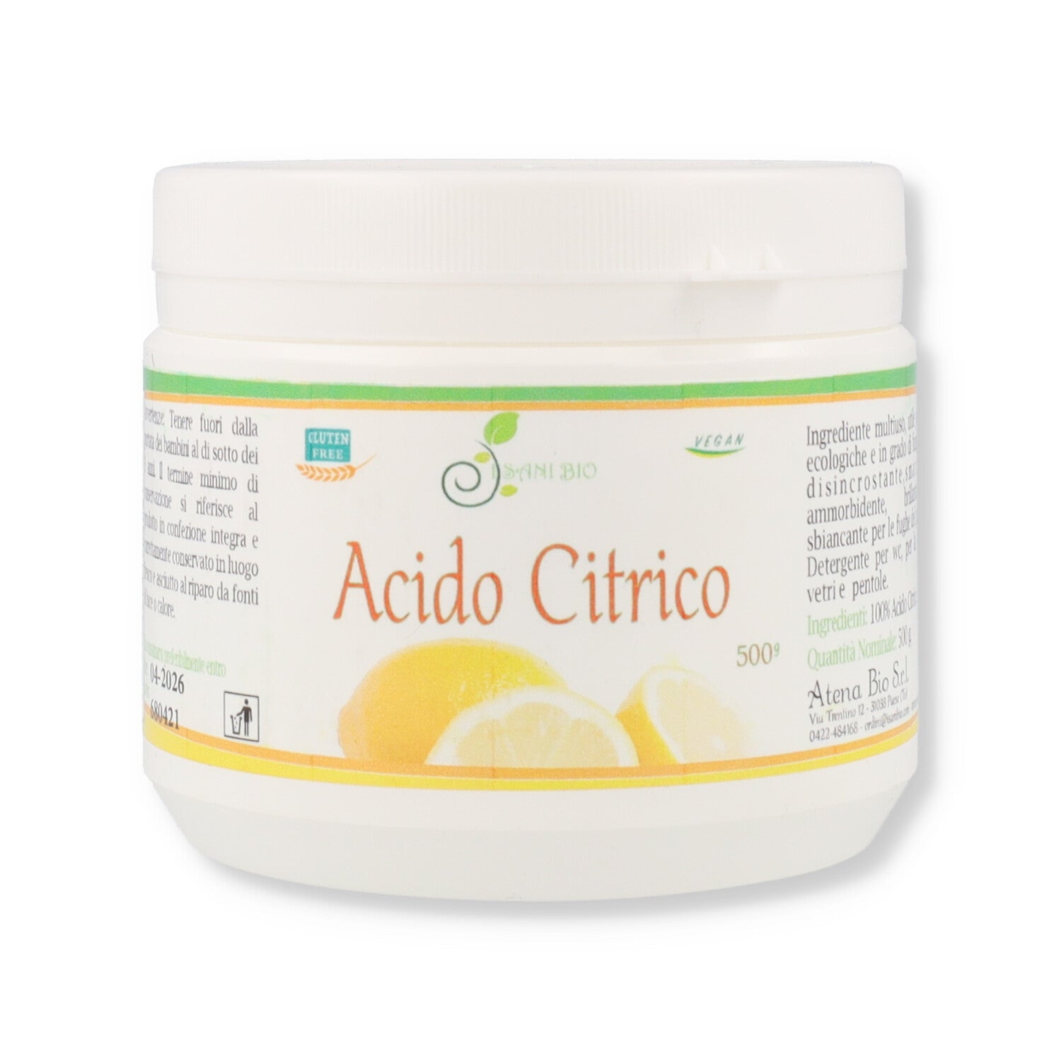 ACIDO CITRICO MONOIDRATO 500GR