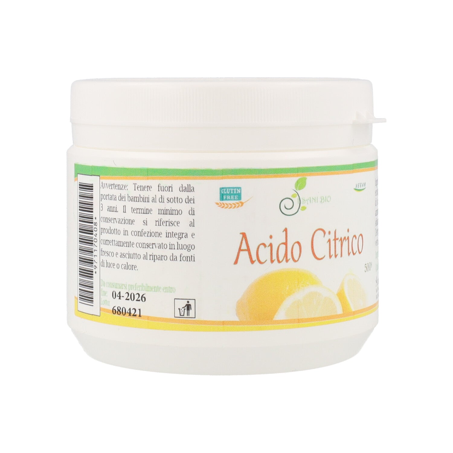 ACIDO CITRICO MONOIDRATO 500GR
