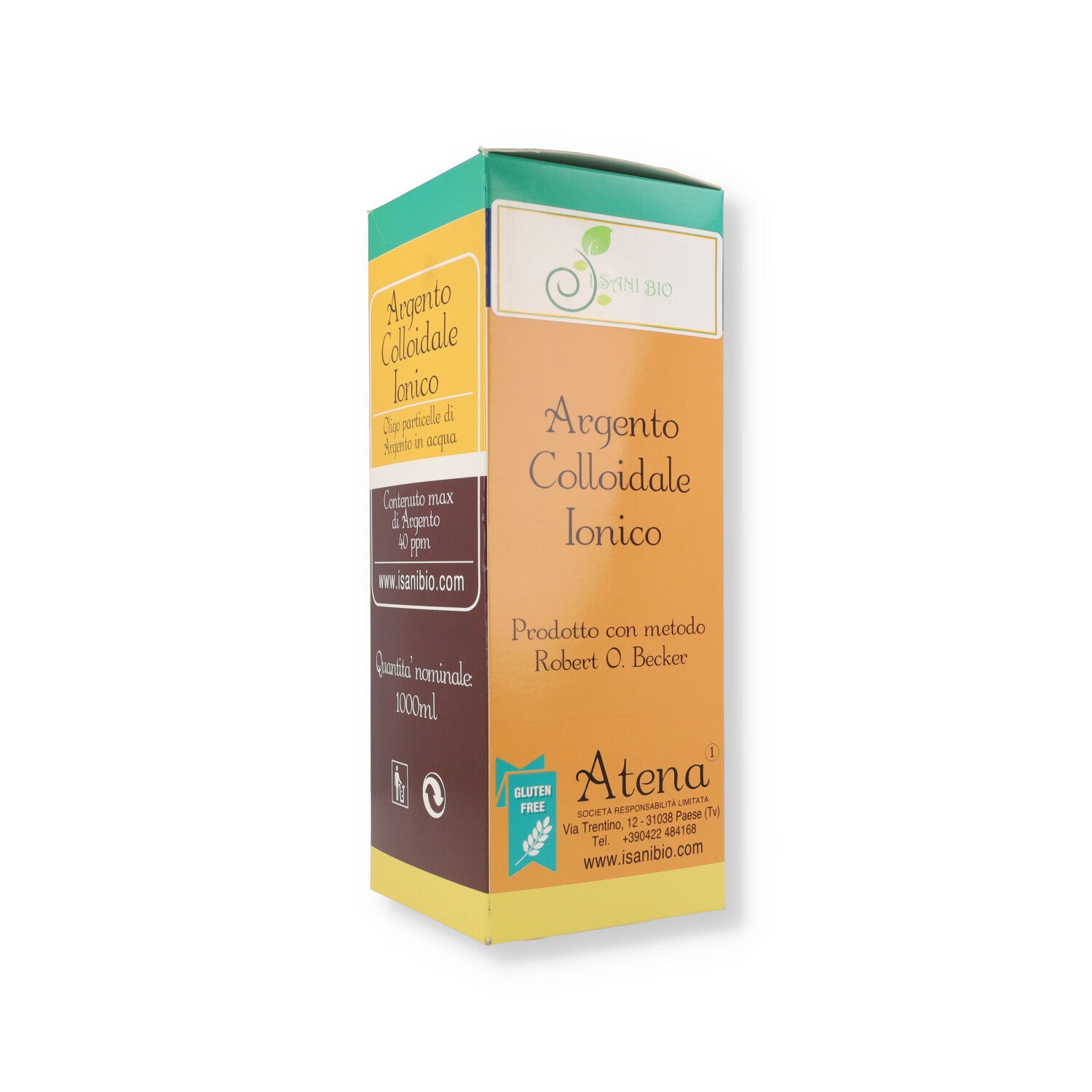 ARGENTO COLLOIDALE IONICO 40PPM 1000ML