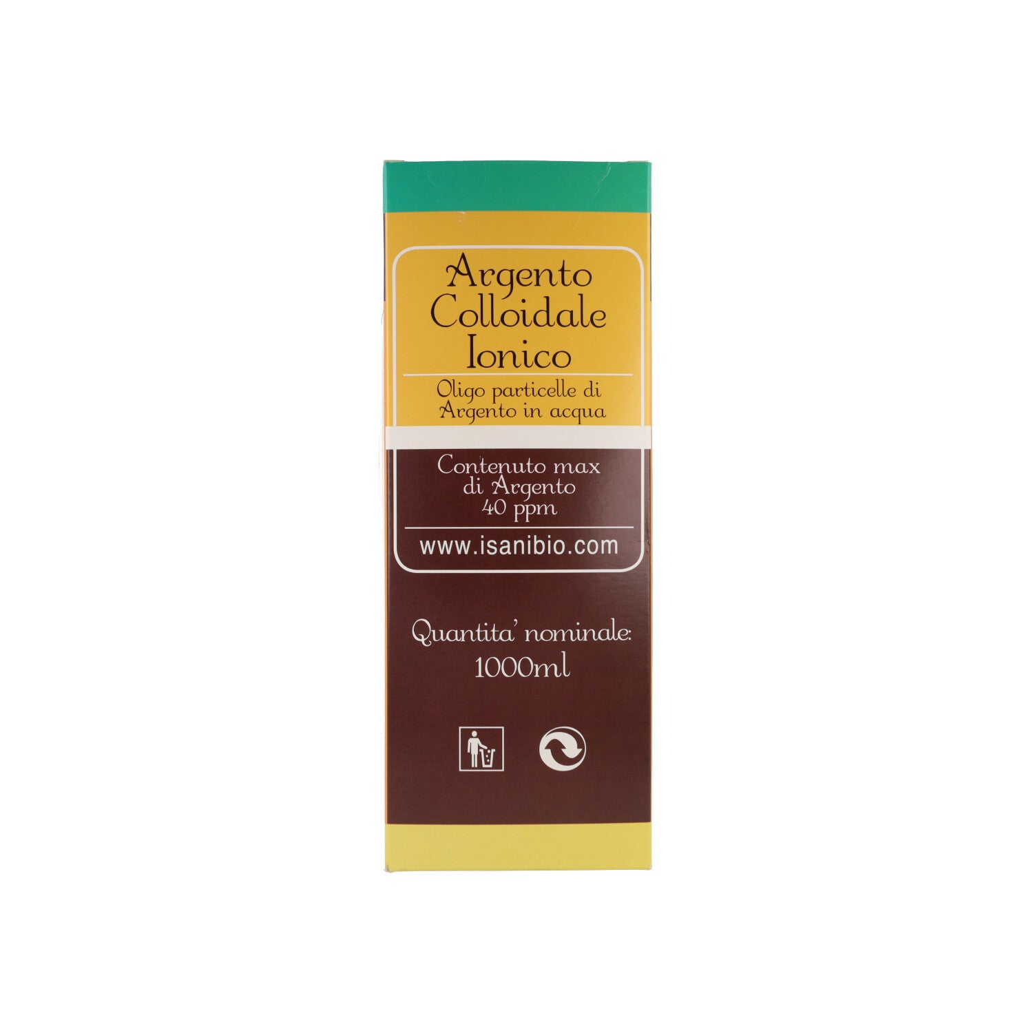 ARGENTO COLLOIDALE IONICO 40PPM 1000ML