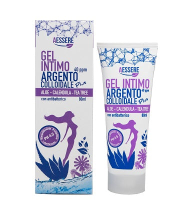 AESSERE GEL ARGENTO COLLOIDALE PLUS 40 PPM CON ALOE CALENDULA E TEA TREE 80ML