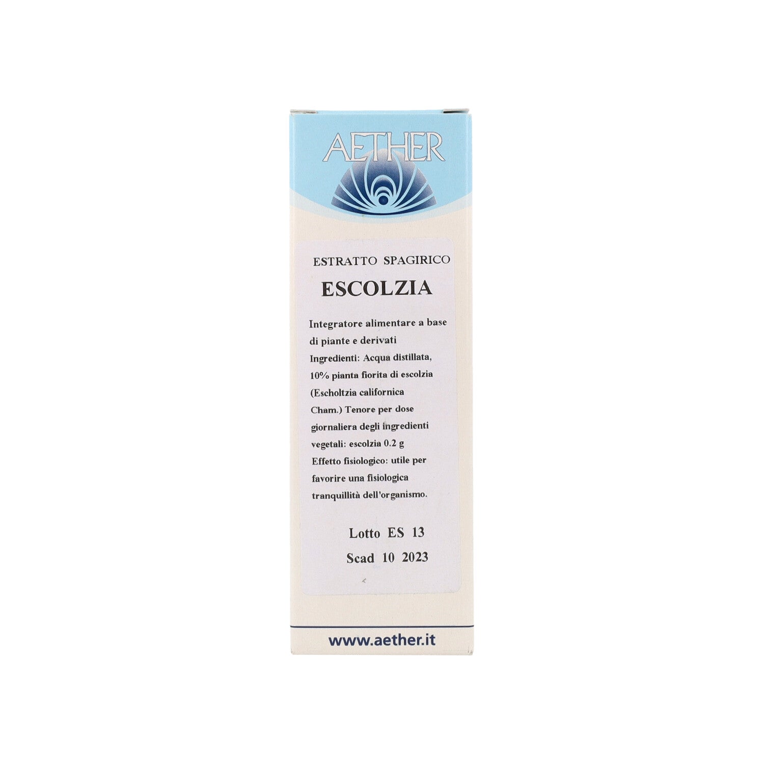 ESTRATTO SPAGIRICO ESCOLZIA 50ML