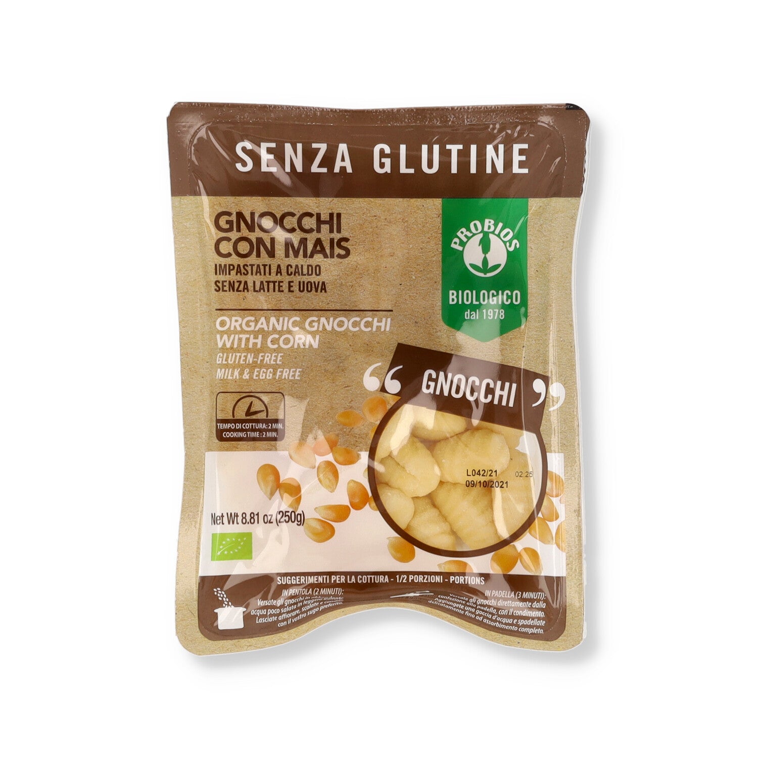 GNOCCHI CON MAIS 250G