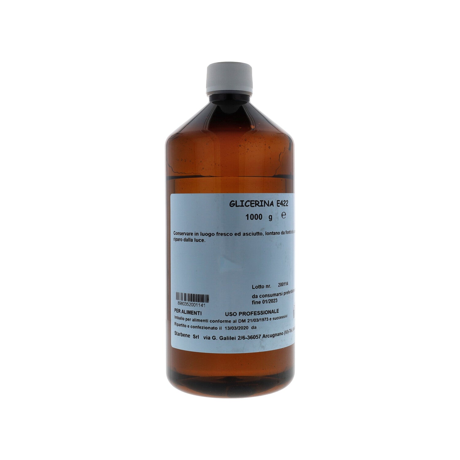GLICERINA E422 1000ML STARBENE