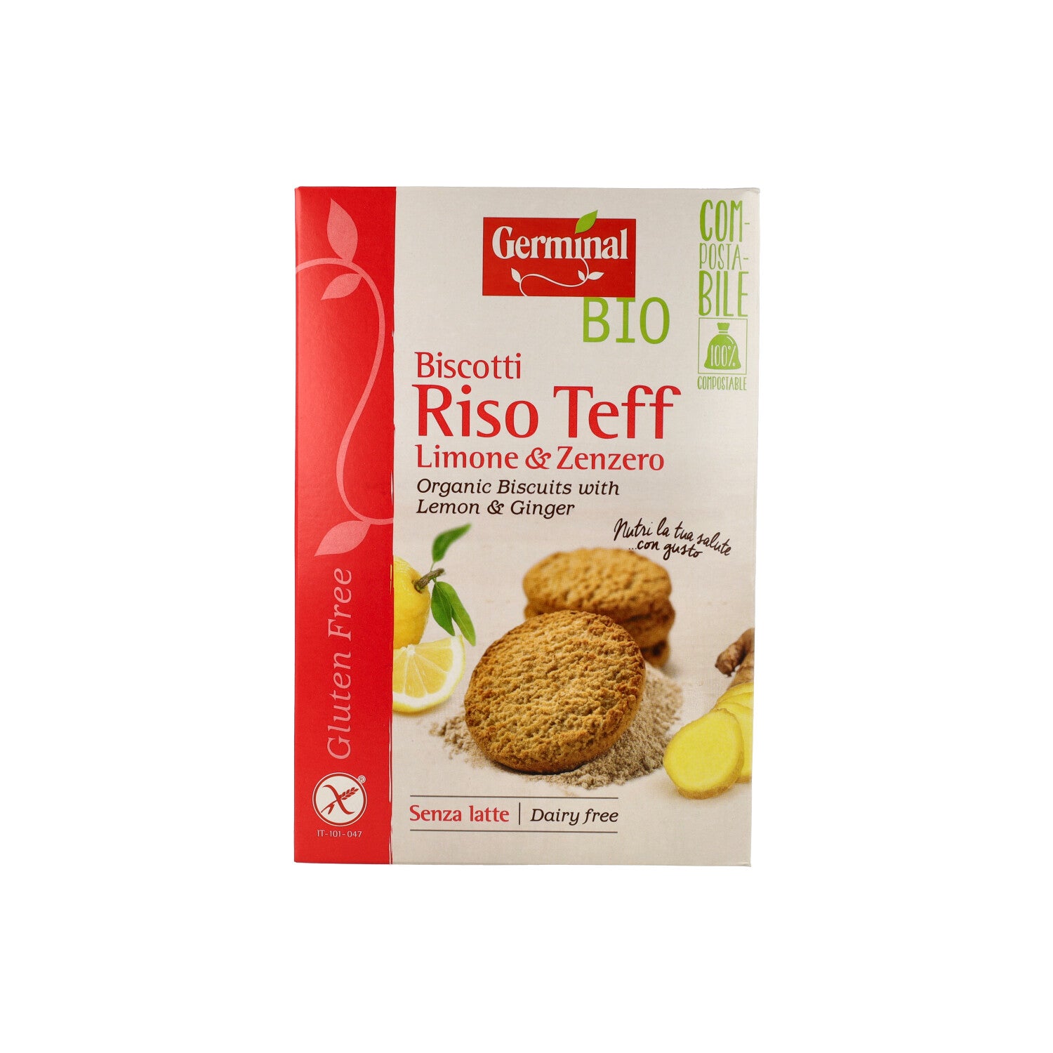 GERMINAL BIO BISCOTTI RISO TEFF SENZA GLUTINE 250G
