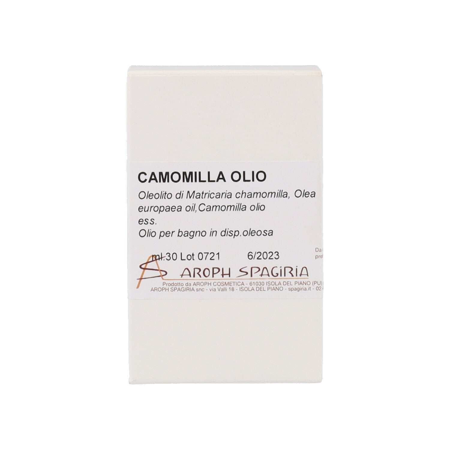 CAMOMILLA OLIO BAGNO 30ML