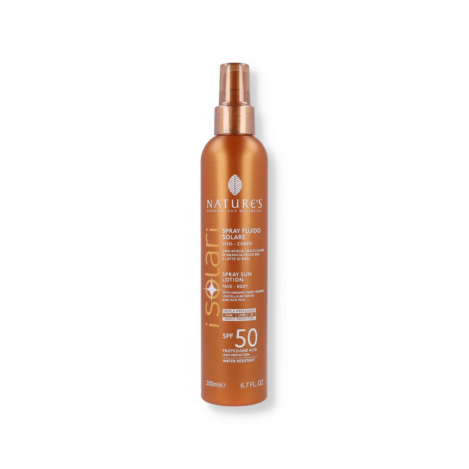 NATURE'S SPRAY FLUIDO SOLARE SPF50 200ML