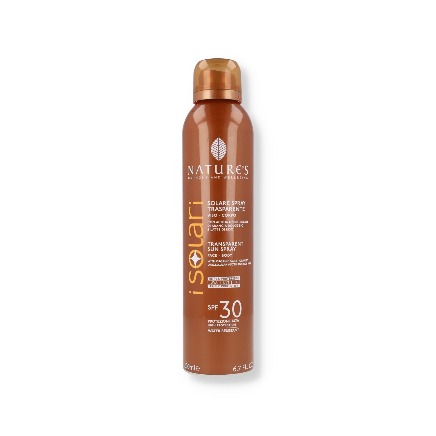 NATURE'S SPRAY TRASPARENTE SOLARE SPF30 200ML