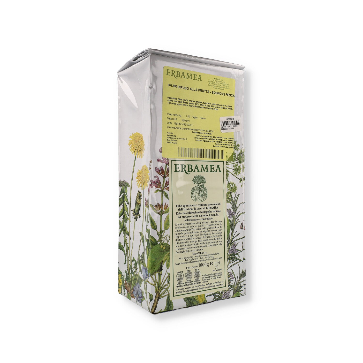 INFUSO FRUTTA SOGNO DI PESCA 1KG