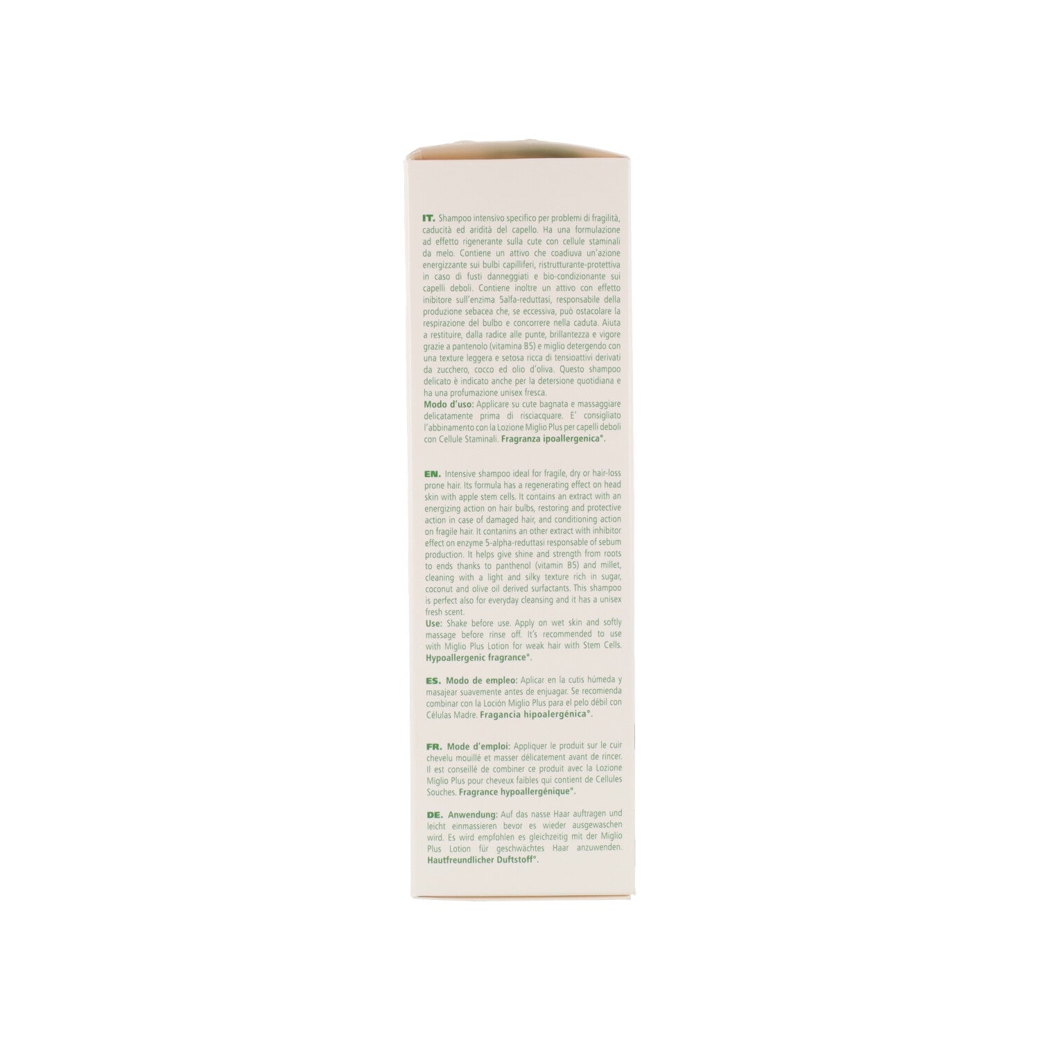 MIGLIO PLUS SHAMPOO CELLULE STAMINALI 200ML