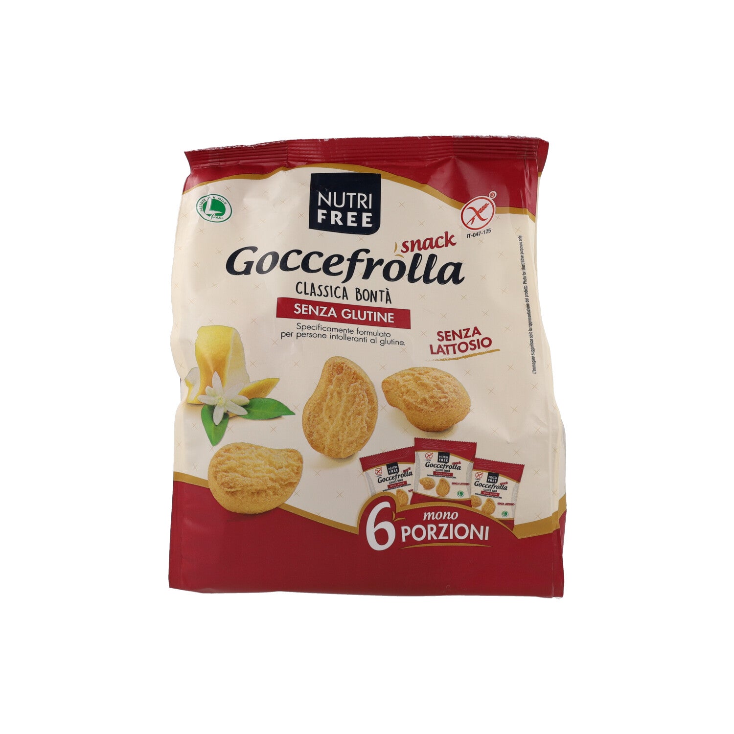 NUTRIFREE GOCCIOFROLLA 6X40G