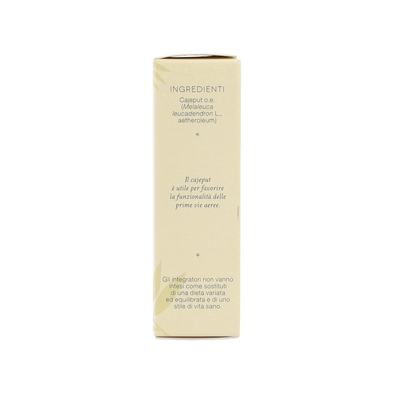 CAJEPUT 10ML OLIO ESS. COMPLEMENTI ALIMENTARI