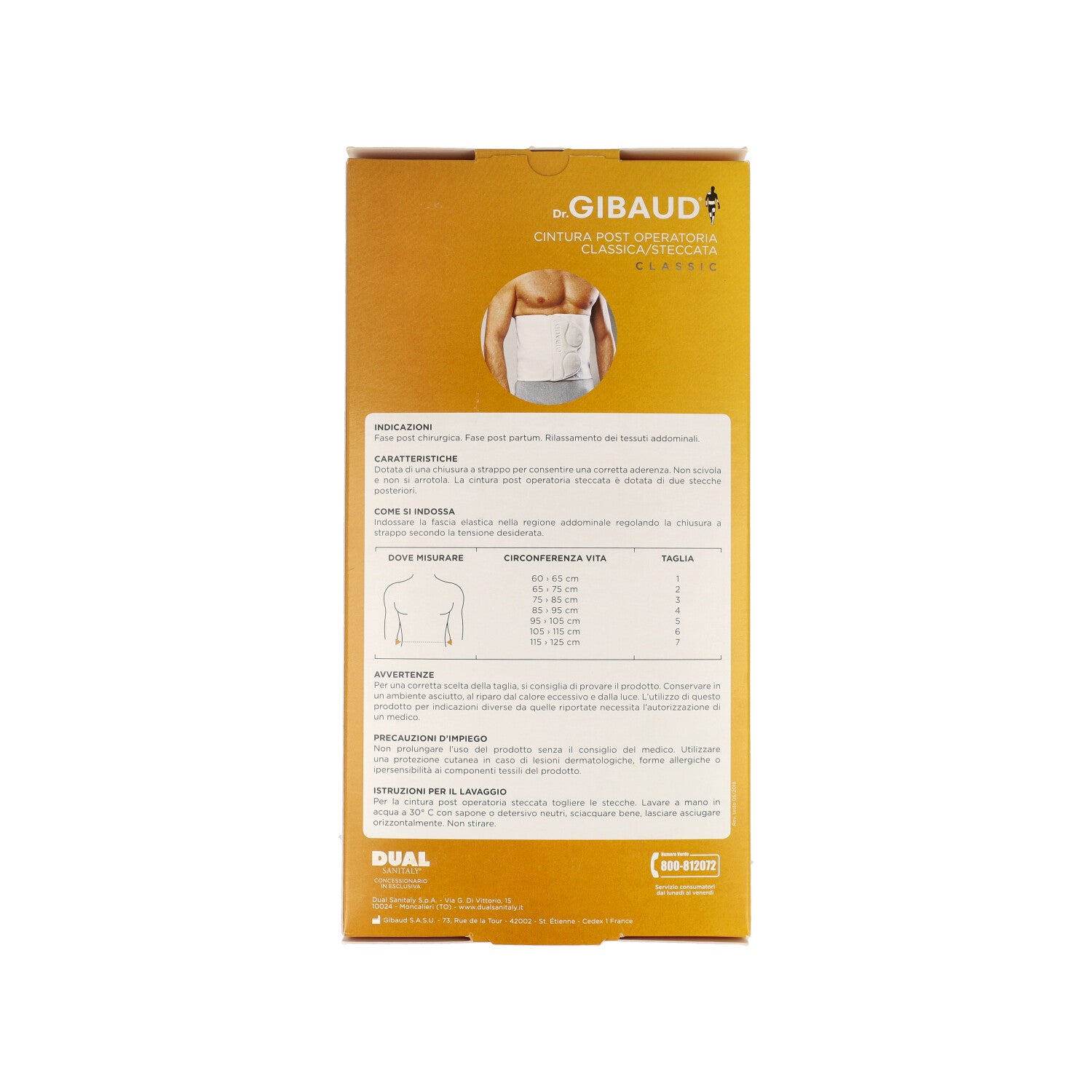 GIBAUD CLASSIC CINTURA POST OPERATORIA STECCATA 4