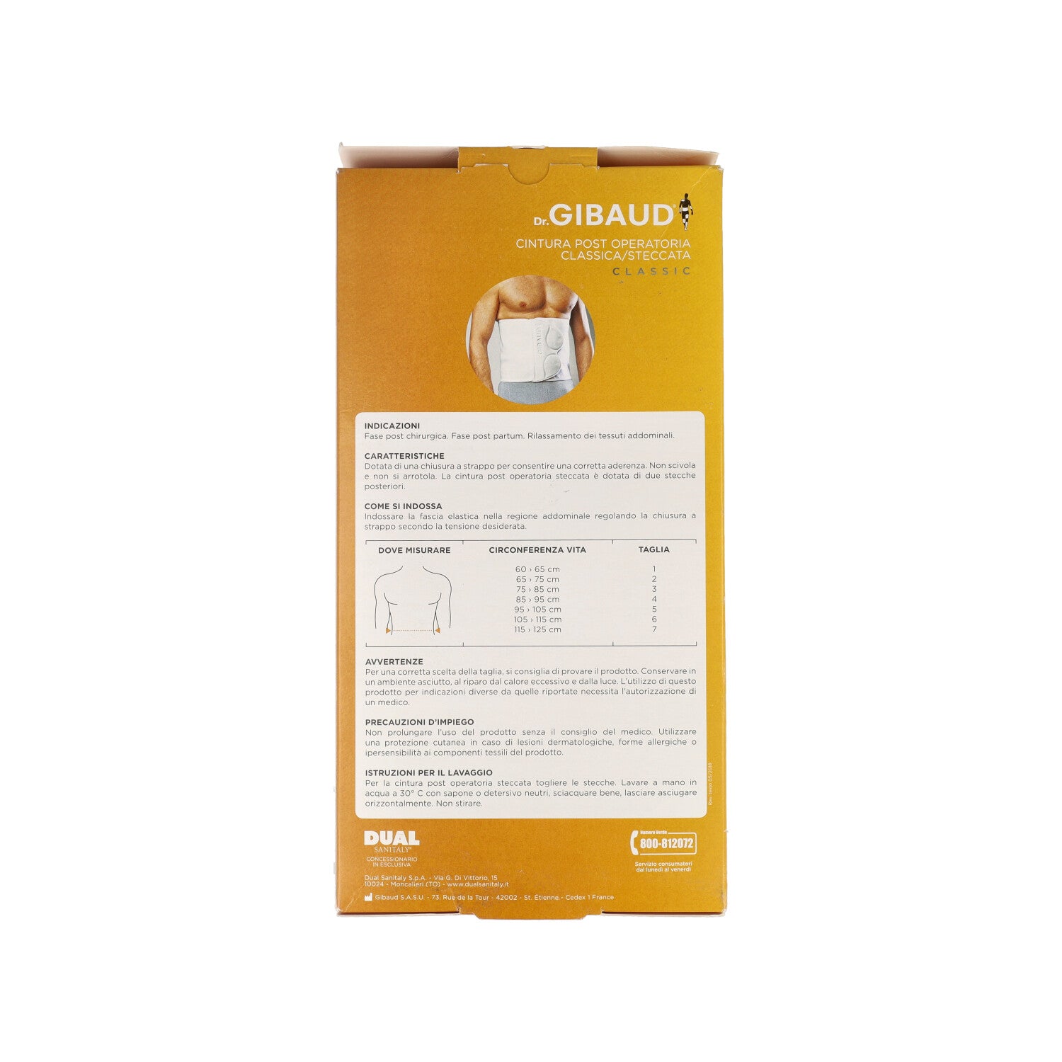 GIBAUD CLASSIC CINTURA POST OPERATORIA STECCATA 6