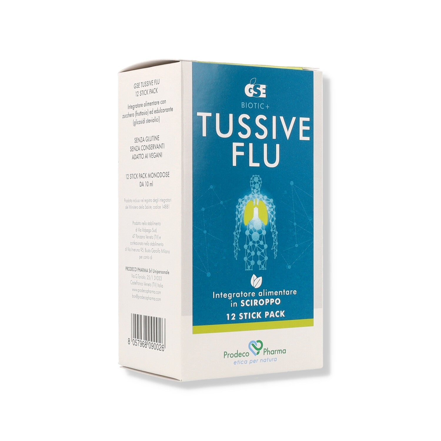 GSE TUSSIVE FLU 12 STICK PACK