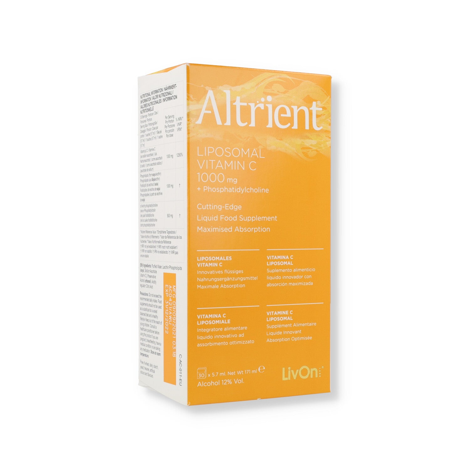 ALTRIENT LIPOSOMAL VITAMIN C