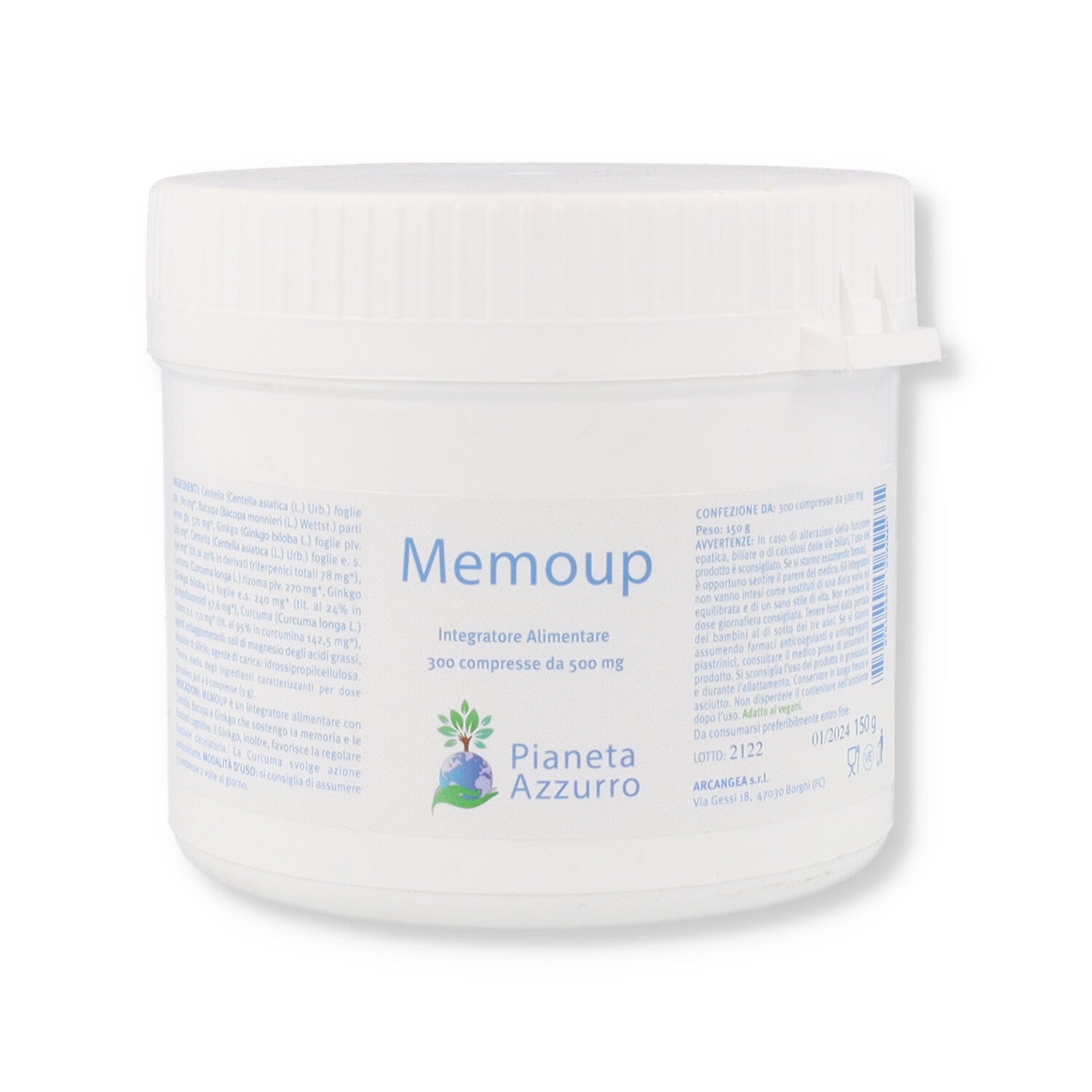 MEMOUP 300 COMPRESSE PIANETA AZZURRO