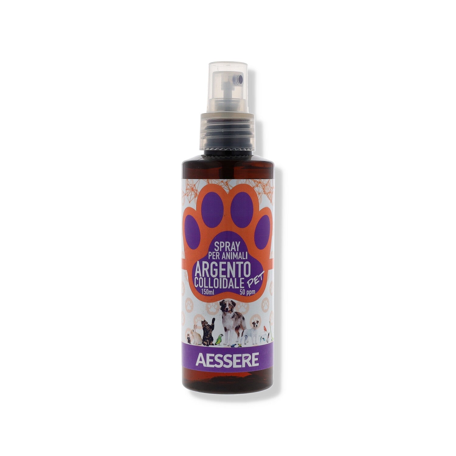 AESSERE ARGENTO COLLOIDALE PET 50PPM SPRAY 150ML