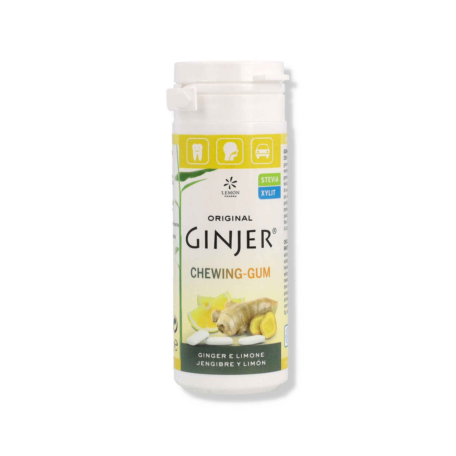 LEMON PHARMA GOMME GINJER/LIMONE 30 PEZZI