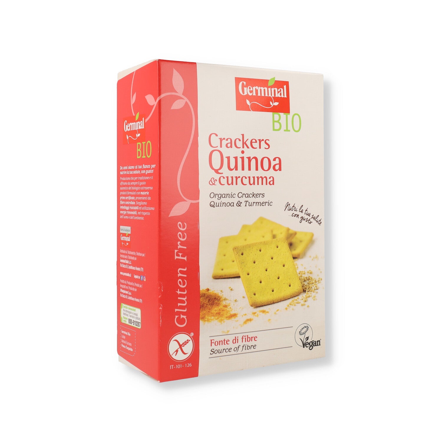 GERMINAL CRACKERS QUINOA CURCUMA SENZA GLUTINE 150G