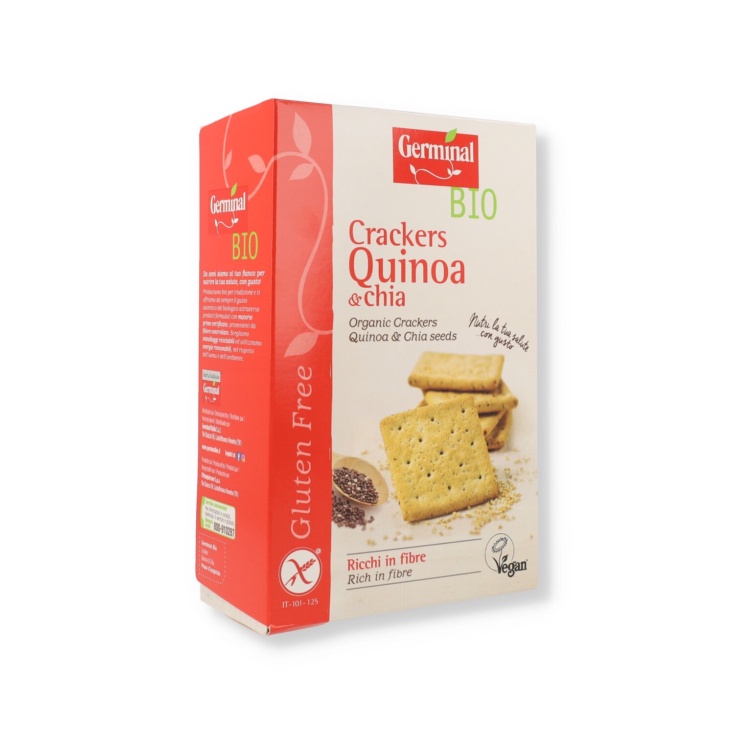 GERMINAL CRACKERS QUINOA CHIA 150G