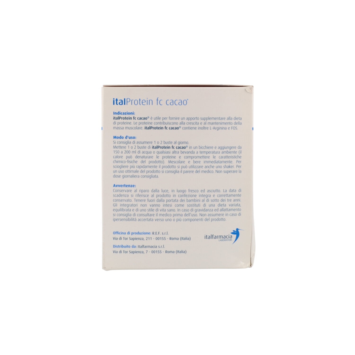 ITALPROTEIN FC CACAO 20 BUSTINE