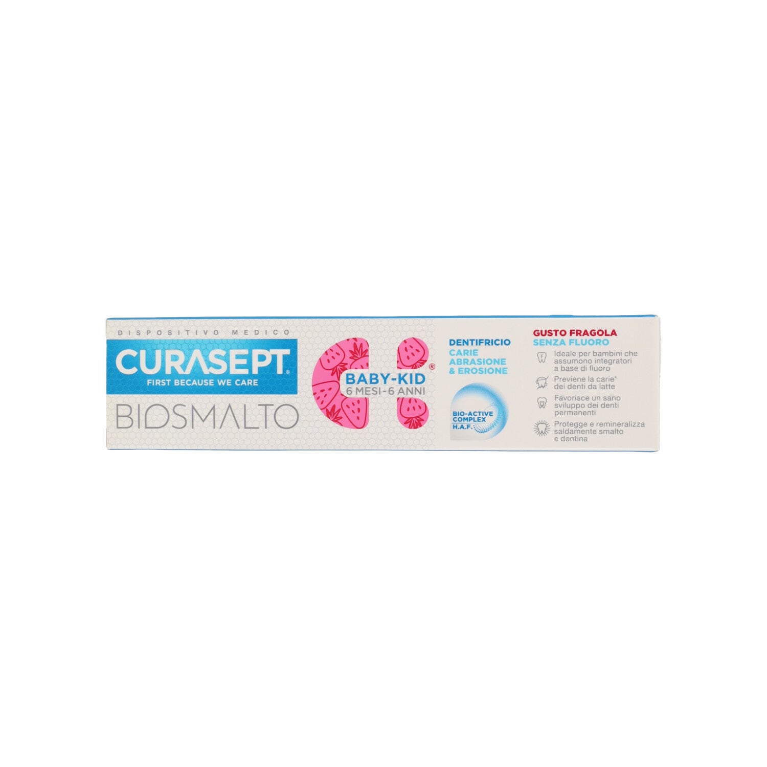 DENTIFRICIO BABY&KID SENZA FLUORO 50ML FRAGOLA