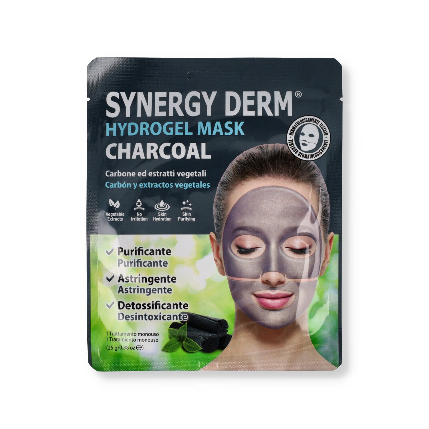 SYNERGY DERM HYDR MASK CHARC