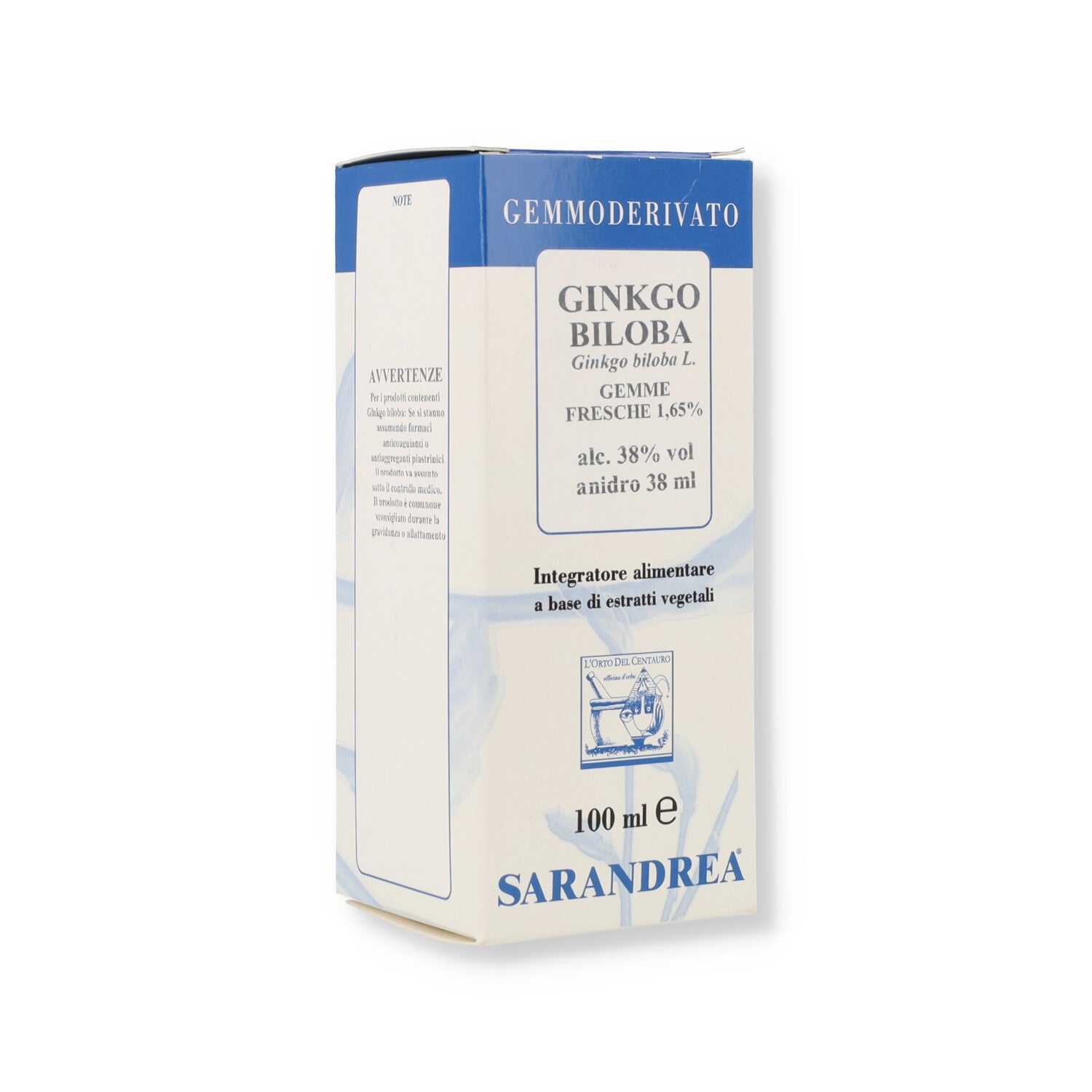 GINKGO BILOBA 100ML MG