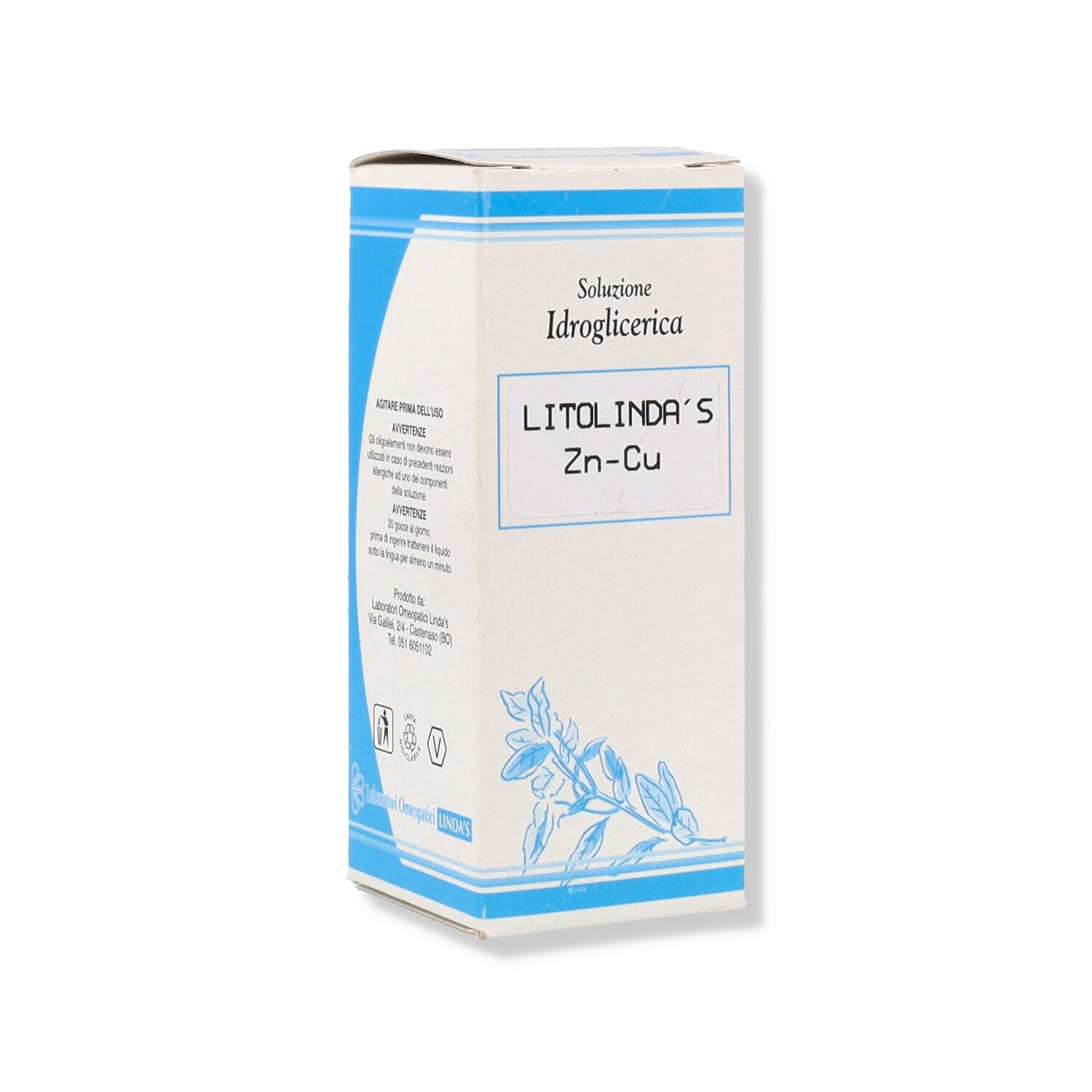 ZINCO/RAME LITOLINDAS GTT 50ML