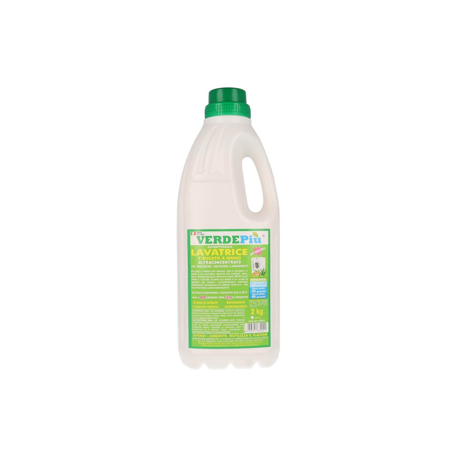 VERDEPIU' ECODETERSIVO 2LT