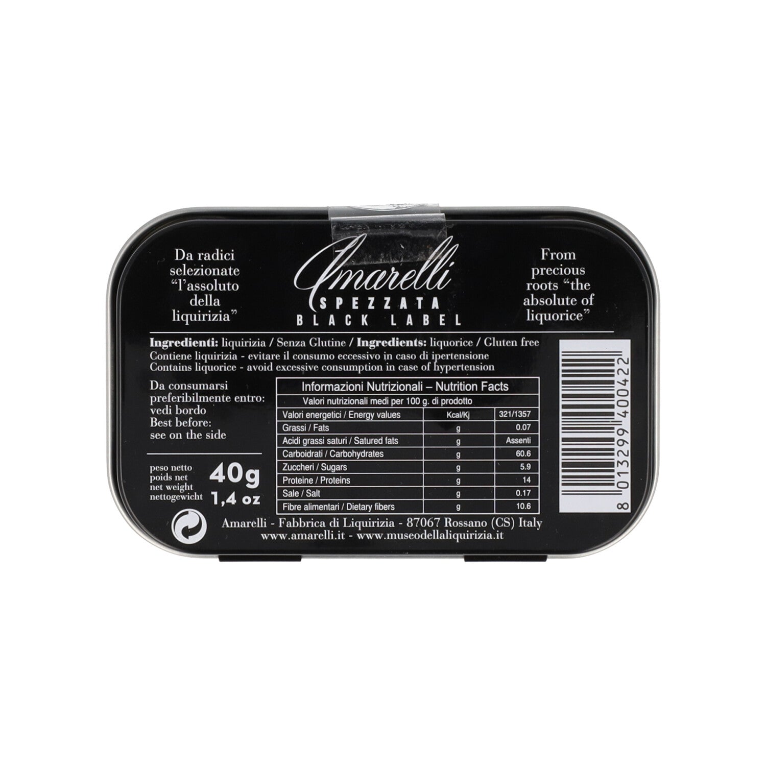 LIQUIRIZIA BLACK LABEL 40G